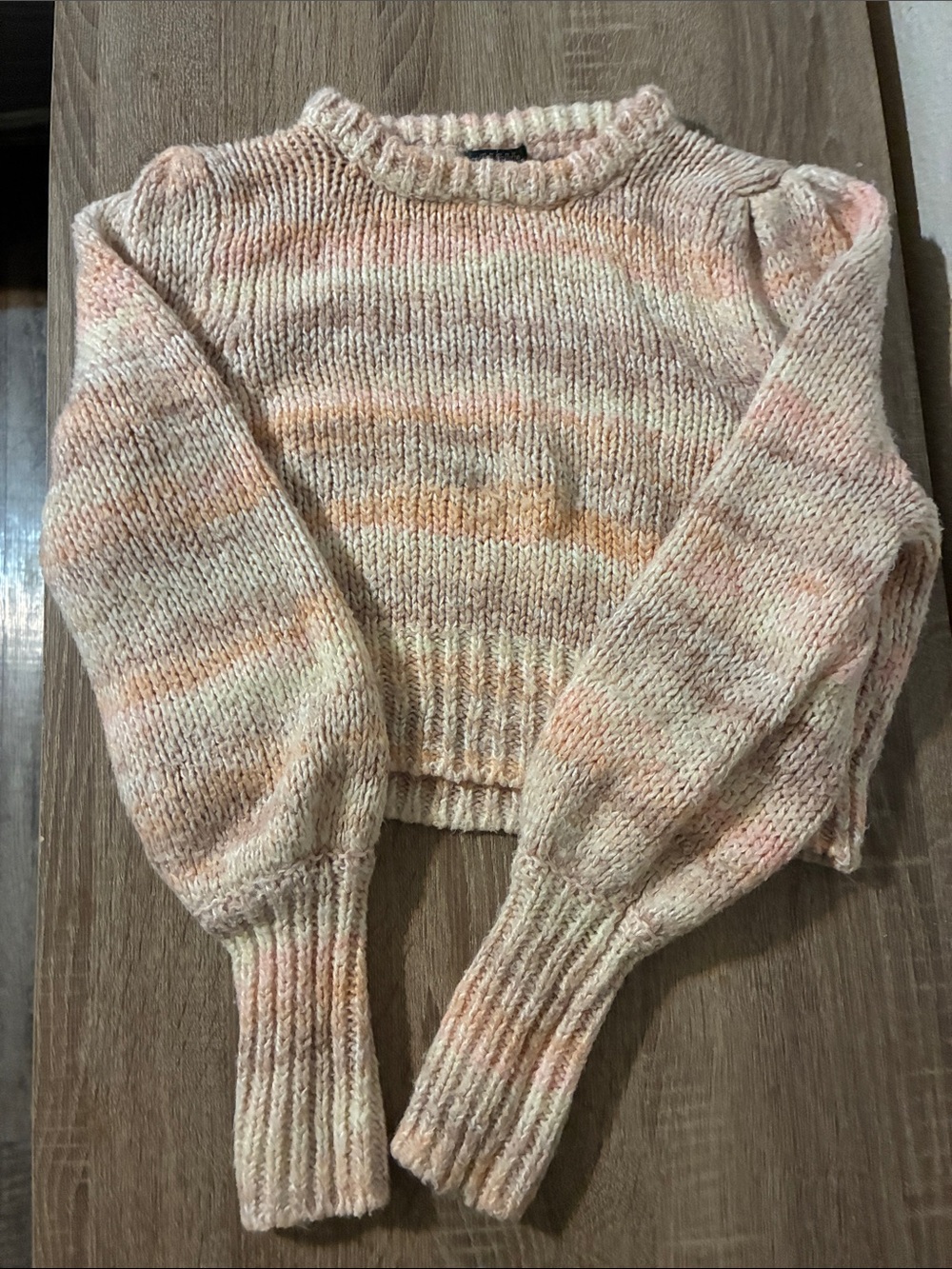 Cozy Marled Pastel Knit Sweater - Women